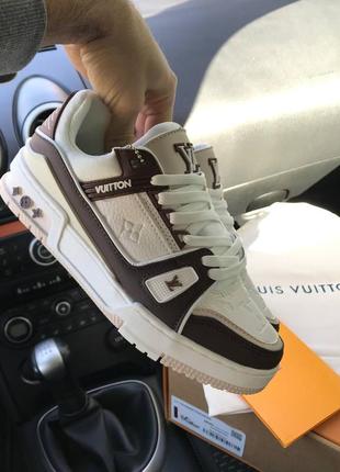 Кроссовки в стиле louis vuitton trainer sneaker1 фото