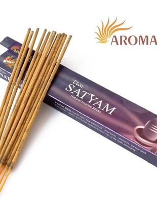 Aromatika vedic satyam 15 грамм сатьям, ароматические палочки, масальные благовония