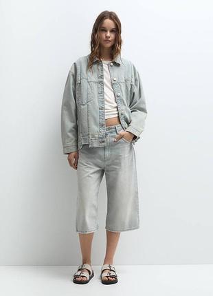 Джинсовая куртка pull&bear