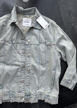 Джинсовая куртка pull&bear
