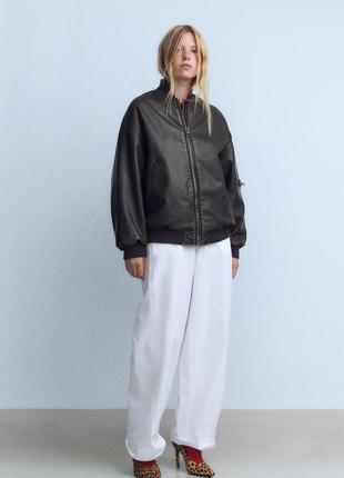 Кожаные туфли на каблуках