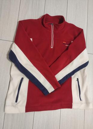 Флисовая кофта с карманами плотный флис l/xl