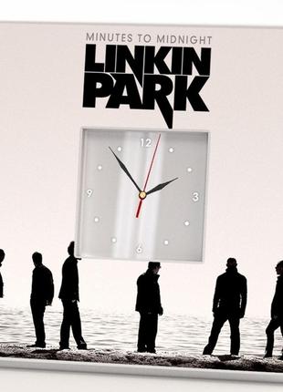 Годинник "гурт linkin park" для фанатів, музикантів, любителів рок музики, прикраса в бар, клуб