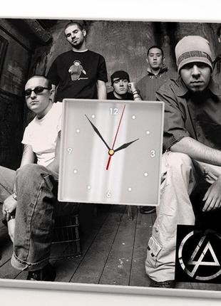 Годинник "гурт linkin park" подарунок для фанатів, музикантів, любителів рок музики, прикраса в бар,