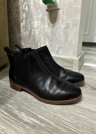 Челси сапоги кожаные clark's