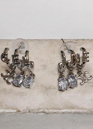 Серьги celine 2,5 см fashion