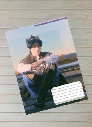 Тетрадь тхт txt (tomorrow x together) на скобе 18 листов клетка 18046