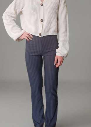 Брюки женские в полоску классические