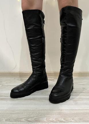 Кожаные сапоги stella light