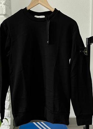 Свитшот stone island черный 4