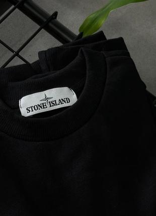 Свитшот stone island черный 2