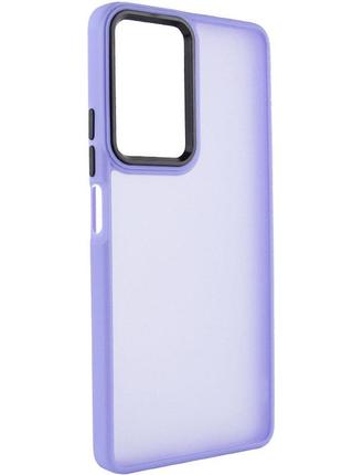 Противоударный чехол на xiaomi redmi note 10 pro / xiaomi redmi note 10 pro max фиолетовый / противоударный