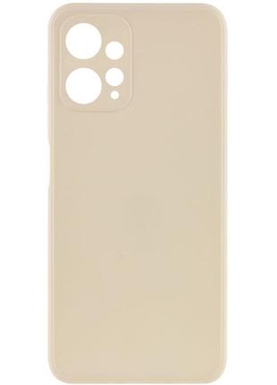 Силиконовый чехол на xiaomi redmi note 12 4g бежевый / силиконовый чехол на сяоми редми нот 12