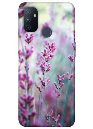 Чохол із принтом на ванплас норд н100 лаванда 2 / чохол із принтом на oneplus nord n100