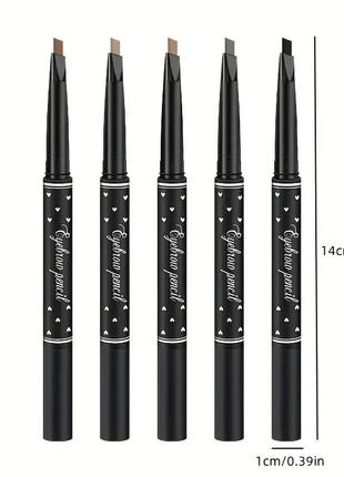 Цвет - легкий кофе // водонепроницаемый карандаш для бровей с щеточкой - длительный