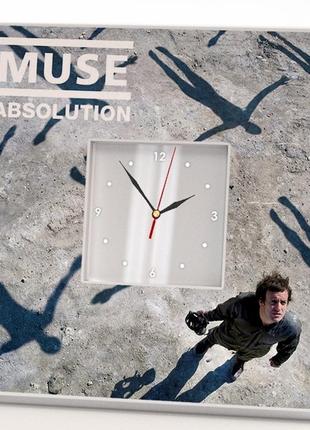 Часы "группа muse" для фанатов, музыкантов, любителей рок-музыки, украшение интерьера в бар, клуб