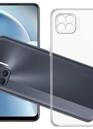 Прозрачный чехол на  oppo f17 pro прозрачный / прозрачный чехол на  оппо рено ф17 про