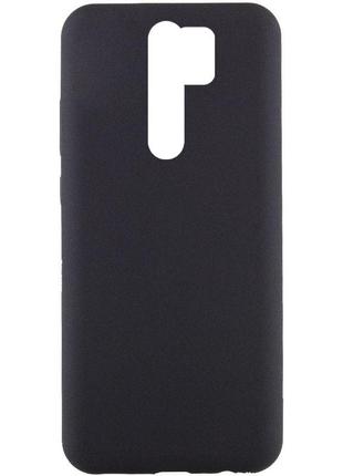 Силіконовий чохол на xiaomi redmi note 8 pro чорний / силіконовий чохол на сяомі редмі нот 8