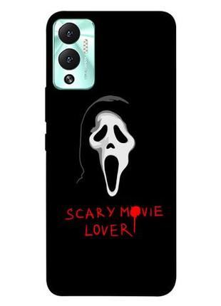 Чохол із принтом на інфінікс хот 12 плей scary movie lover / чохол із принтом на infinix hot 12 play