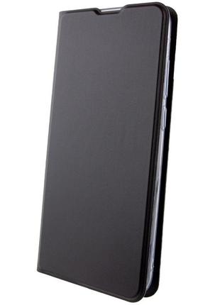 Шкіряний чохол книжка з візитницею на xiaomi redmi note 13 4g чорний / шкіряний чохол книжка з візитницею на сяомі редмі нот 13 4