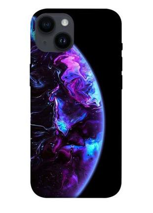 Чехол с принтом на айфон 14 colored planet / чехол с принтом на iphone 14