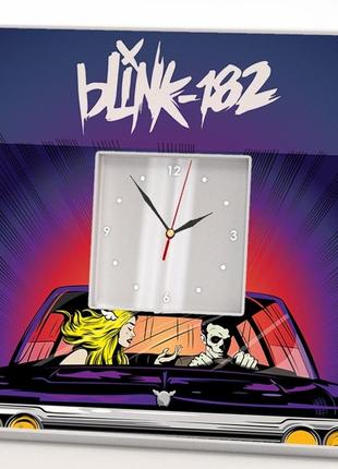 Часы "группа blink-182" для фанатов панк рок-музыки, украшение в бар, клуб, студию, подарок