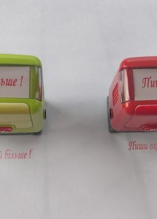 Набір штампів shiny "оцінки" для садка і школи "пиши охайніше!" "працюй більше!"