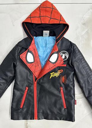 Куртка spider man, кожанка, косуха 2