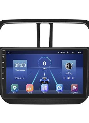 Штатна магнітола lesko для suzuki sx4 ii (s-cross) 2013-2016 екран 9" 2/32gb 4g wi-fi gps top