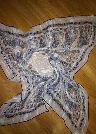 Хустина шарф палантин шелковый 100%silk шовковий платок