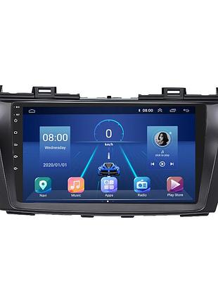 Штатная магнитола lesko для mazda 5 ii (cw) 2010-2015 экран 9" 6/128gb 4g wi-fi gps top