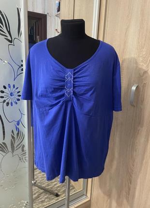 Натуральная футболка большой размер