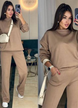 Стильный костюм на флисе 💫new collection3 фото