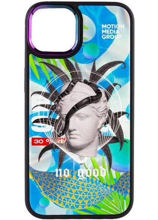 Чехол с принтом и с magsafe на iphone 13 colossus / чехол с принтом и с magsafe на айфон 13