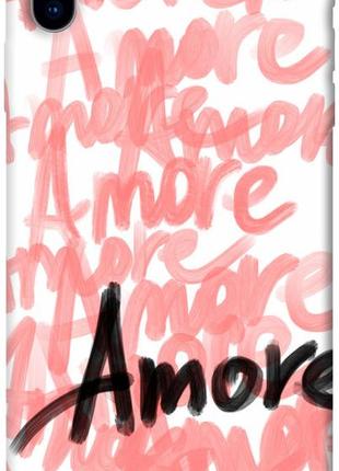 Чохол із принтом на айфон ікс amoreamore / чохол із принтом на iphone x
