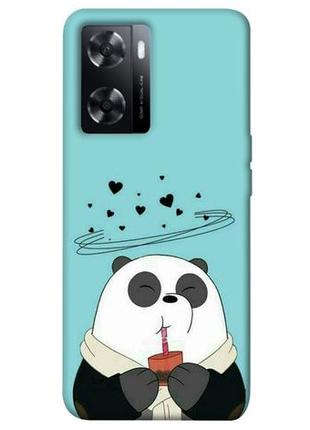 Чохол із принтом на оппо а57с пандочка / чохол із принтом на oppo a57s