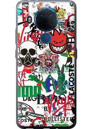 Чохол на nokia 5.4 many different logos "4022u-2279-2448"