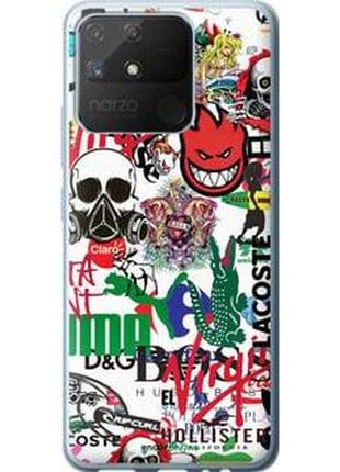 Чохол на realme narzo 50a many different logos "4022t-2514-2448"