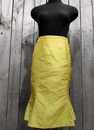 Винтажная шелковая юбка