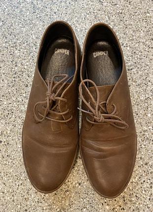 Шкіряні туфлі camper 40 розміру