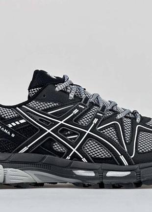 Кросівки чоловічі asics gel - kahana 8 black & gray & white