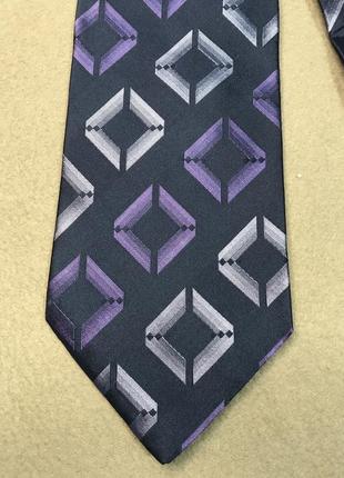 Шелковый галстук, замеры 142х9.52 фото