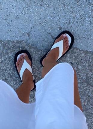 Вьетнамки the row zara шлепки massimo