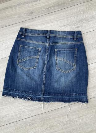 Стрейчевая джинсовая юбка5 фото