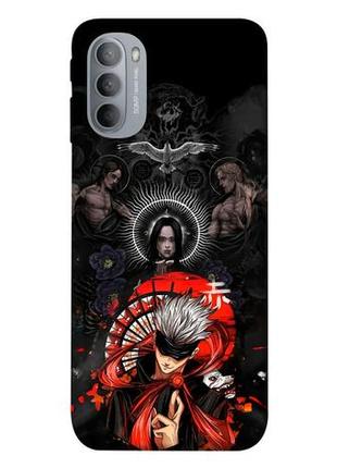 Чехол с принтом на моторола мото джи 31 anime evolution 10 / чехол с принтом на motorola moto g31