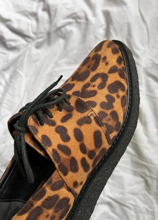 Клевые леопардовые туфли asos размер 38 = 24 см5 фото