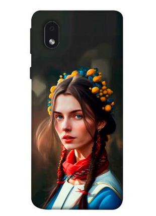 Чехол с принтом на самсунг галакси м01 кор / самсунг галакси а01 кор lady style 1 / чехол с принтом на samsung