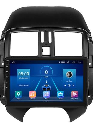 Штатная магнитола lesko для nissan latio i (n17) рестайлинг 2014-2016 экран 9" 6/128gb 4g wi-fi gps top