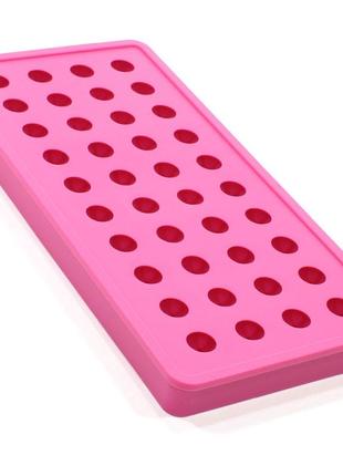 Форма для льда cumenss b-1012 pink 40 ячеек силиконовая для быстрого замораживания