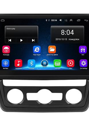 Штатна магнітола lesko для skoda yeti i 2009-2014 екран 10" 2/32gb wi-fi gps base